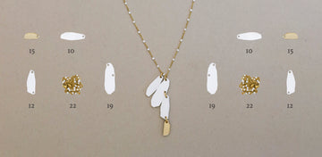 Set Piedras (Náušnice Berilo + náhrdelník Cuarzo Fantasma)